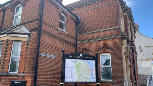 Isle of Wight County Press: Cowes's former police station, which will be Spinlock offices.