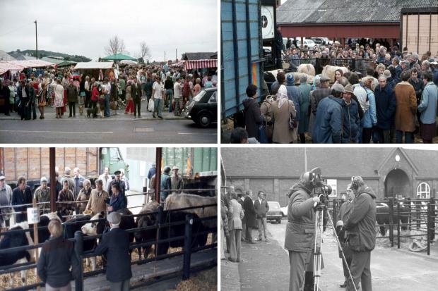 Scenes from bygone days at Newport Market on the Isle of Wight. Photos: Alan Stroud.
