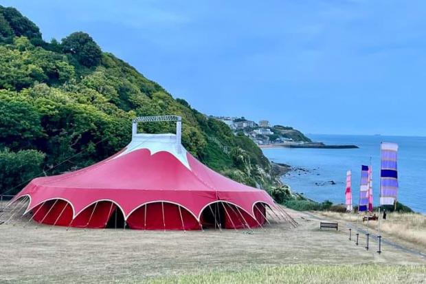 Isle of Wight County Press: Ventnor Fringe Big Top. Picture by Pamela Parker.