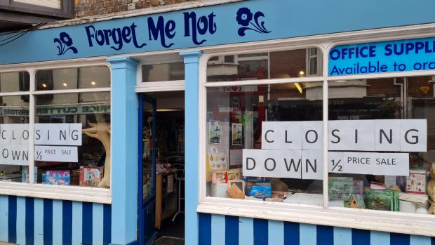 Isle of Wight County Press: Forget Me Not, which has stood on St James' Street for three decades.