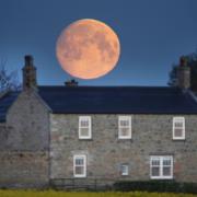 See the Strawberry Supermoon tomorrow - the last supermoon of the year. Picture: PA