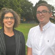 The Green Party's Vix Lowthion, who will represent Isle of Wight East and Cameron Palin, who will represent the West, subject to the full party's agreement,