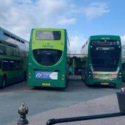 Southern Vectis buses.