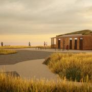 An artist's impression of how the new Compton Bay toilet book will look.