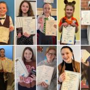 Some of the successful entrants at the Isle of Wight Music, Dance and Drama Festival 2023