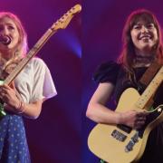 Wet Leg at the Isle of Wight Festival. Pictures by Paul Blackley.