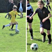 Action from the second round of the Isle of Wight Primary Schools Football Finals.