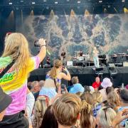 Crowd enjoying OneRepublic on the Isle of Wight Festival 2023 Main Stage on Friday