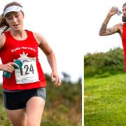 Joe Wade and Leah Williams were the Island's stand out runners at the Fell Running Championships.
