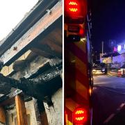 New pictures show extent of damage to Smokin' Jack's in Wroxall.