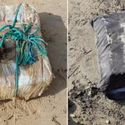 Drugs found on an Isle of Wight beach.