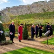 A previous service at Carisbrooke Castle.