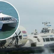 Hovertravel and Wightlink FastCat both have issues this morning.