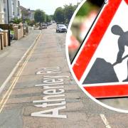 There will be roadworks along the upper section of Atherley Road in Shanklin next week.