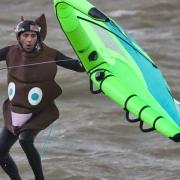 Surfers Against Sewage protest in Gurnard.
