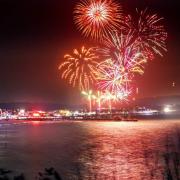Sandown Carnival's New Year's firework display in 2022