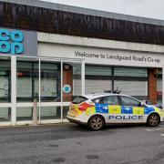 Co-op store on Landguard Road in Shanklin on Monday