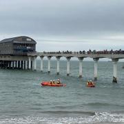 Isle of Wight schoolchildren pay their respects to the RNLI on the charity's 200th anniversary.