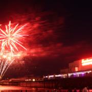 Sandown fireworks, by Jack Downer