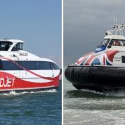 Red Funnel and Hovertravel services are both affected.