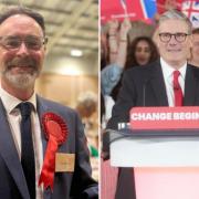 Labour's Richard Quigley and Kier Starmer