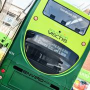 Court heard he collided with a Southern Vectis bus.