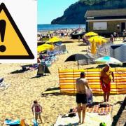 Hot weather will bring thousands to Shanklin Beach next week.