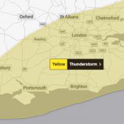 Yellow weather warning covers the region