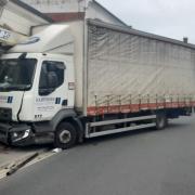 Lorry crashes into Freshwater chemist shop