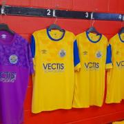 Newport Football Club match day kits.