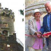 The grand opening of Appley Tower following restoration work.