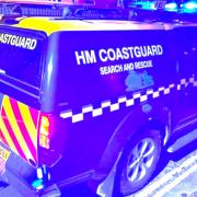 The coastguard rescued a walker from a remote area of the Island.