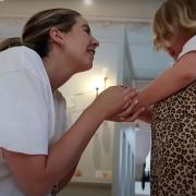 Zoe Sugg and daughter, Ottie.