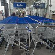 Tesco trolleys