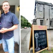 Ronnie and Sam Keates and their new look pub on the Island.