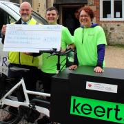 The financial backing from Wightlink enabled the purchase of a new e-cargo bike