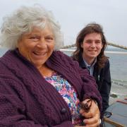 Miriam Margolyes with Alex Cooper