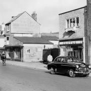 It’s a quiet summer’s afternoon in Nodehill in 1958. What a difference to today. There was two-way traffic and plenty of parking spaces.