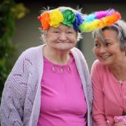 Residents of Vecta House, Newport