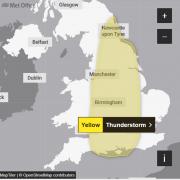 Thunderstorm warning covers the Isle of Wight