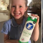 Saffi Hill aged six and now aged 13