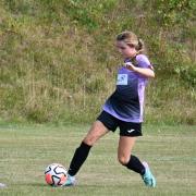 Wight Eagles goalscorer Jess Green