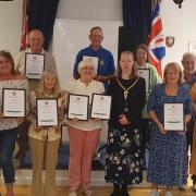 Shanklin in Bloom's prizegiving ceremony