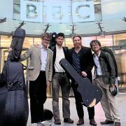 Sol Grimshaw, second from left, at the BBC