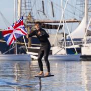 The 55th Southampton International Boat Show kicks off its 10-day run as 16-year-old wingfoiler, Hugo Dobrijevic, takes to the water to open the show in style