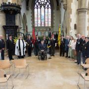 The ceremony was led by the Reverend Roger Whatley