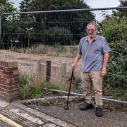 Harold Mitchell alerted his councillor after concern for Slow Worm conservation