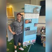 Christian Baxter hit a hole in one on a charity golf day