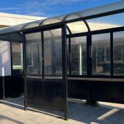 One of the bus shelters in Ryde.