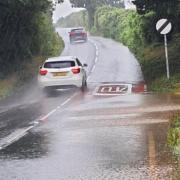 Flooding on Whitwell Road